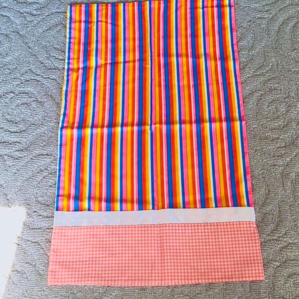 Vintage Handmade Child's Comforter Quilt or Picnic Blanket for Summer